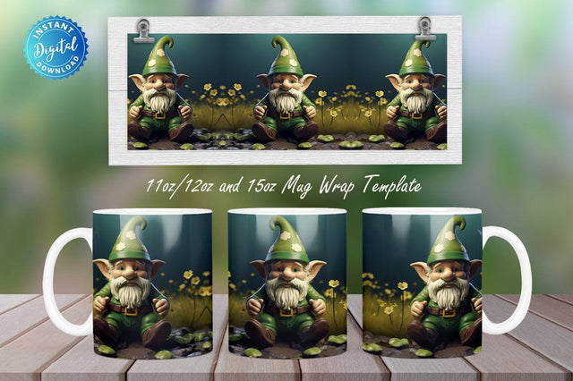 Valentine Gnome 11, 12 & 15 Oz Mug Sublimation Sublimation Regulrcrative 