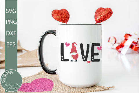 Valentine Gnome Bundle-Gnome SVG-Valentine's Day SVG SVG Linden Valley Designs 