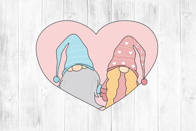 Valentine Gnome Clipart SVG Gnome In Love SVG dapiyupi store 