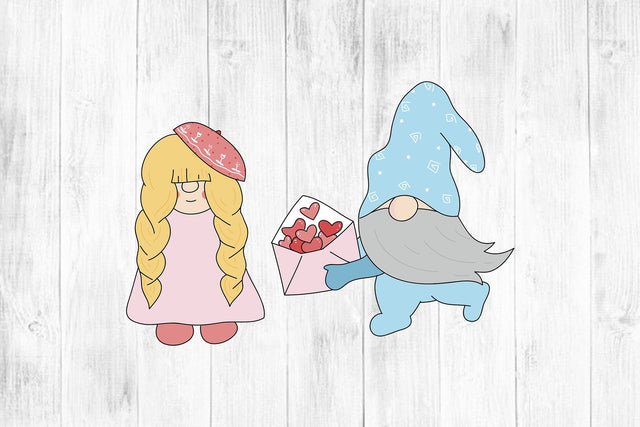 Valentine Gnome Clipart SVG Gnomes Love SVG dapiyupi store 