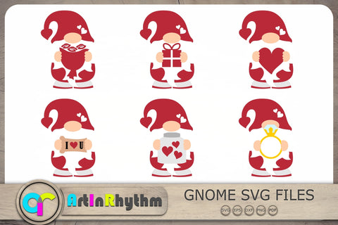 Valentine Gnomes Svg Bundle, Gnomes Svg, Valentines Svg, Gnome Clipart SVG Artinrhythm shop 