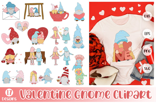 Valentine Gnomes SVG Bundle SVG dapiyupi store 