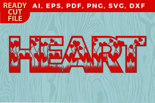 Valentine heart laser/paper cut SVG file SVG MD JOYNAL ABDIN 