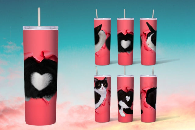 Valentine Heart Tumbler Sublimation Sublimation SvgOcean 