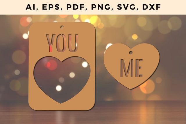 valentine keyring keychain laser-cut SVG SVG MD JOYNAL ABDIN 