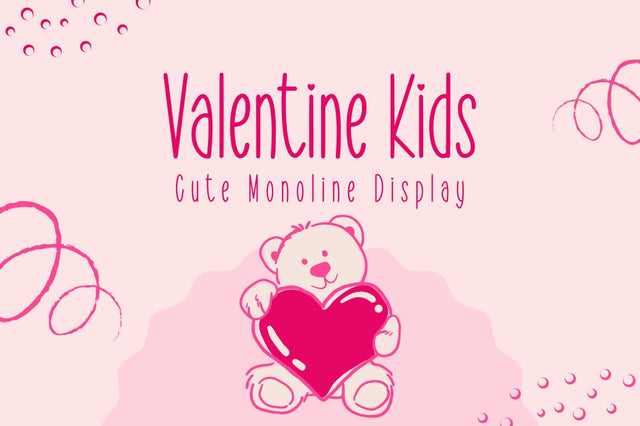 Valentine Kids Font Masyafi Studio 