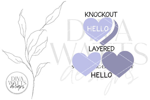 Valentine Kisses Candy Hearts SVG Bundle | Valentine's Day SVG Diva Watts Designs 