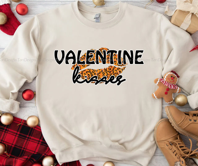 Valentine Kisses PNG Sublimation Design Sublimation ToriDesigns 