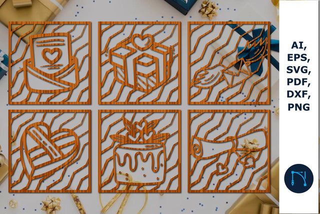 valentine laser cut decor SVG bundle SVG MD JOYNAL ABDIN 