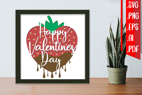 Valentine Layered Papercut 3 svg eps png ai pdf 3D Paper zafrans studio 