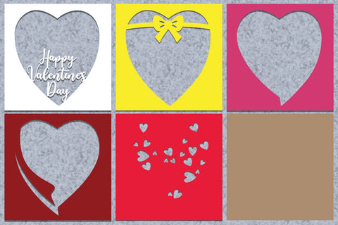 Valentine Layered Papercut svg eps png ai pdf 3D Paper zafrans studio 