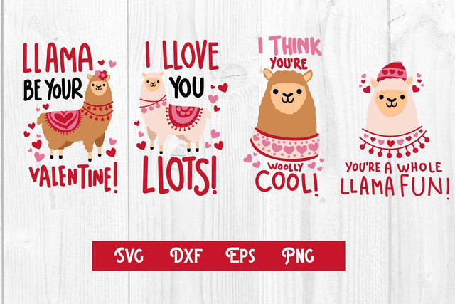 Valentine, Llama valentine svg SVG dadan_pm 