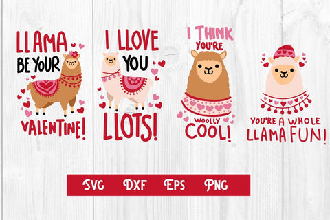 Valentine, Llama valentine svg SVG dadan_pm 