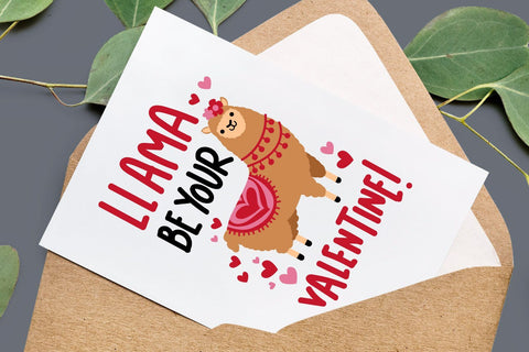 Valentine, Llama valentine svg SVG dadan_pm 