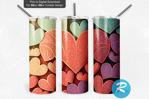 Valentine Love 20 oz / 30 oz Tumbler PNG Sublimation Regulrcrative 