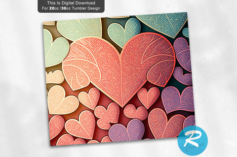 Valentine Love 20 oz / 30 oz Tumbler PNG Sublimation Regulrcrative 