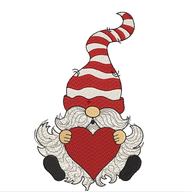 Valentine Love Gnome Machine Embroidery Design, Love embroidery designs Embroidery/Applique DESIGNS ArtEMByNatalia 