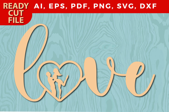 Valentine love laser/paper cut svg file SVG MD JOYNAL ABDIN 
