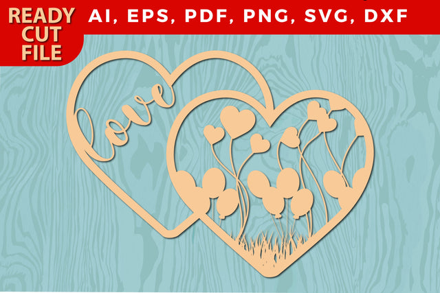 Valentine love laser/paper cut svg file SVG MD JOYNAL ABDIN 