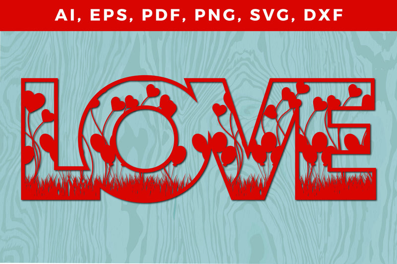 Valentine love laser/paper cut svg file SVG MD JOYNAL ABDIN 