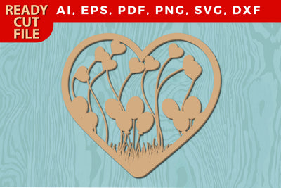 Valentine love laser/paper cut svg file SVG MD JOYNAL ABDIN 
