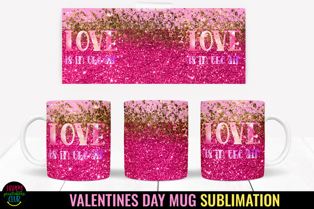 Valentine Love Mug Wrap Sublimation I Valentine Mugs PNG Sublimation Happy Printables Club 
