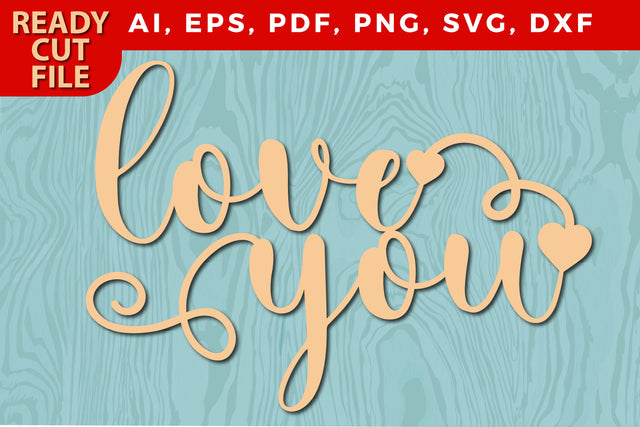 Valentine love you laser/paper cut svg file SVG MD JOYNAL ABDIN 