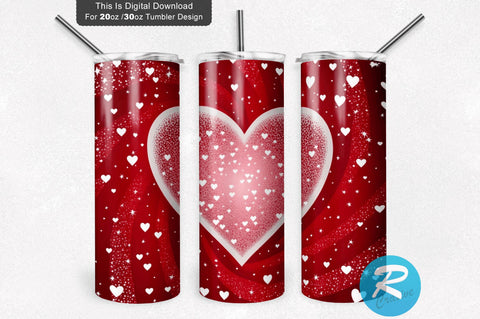 Valentine Milky Way 20 oz / 30 oz Tumbler PNG Sublimation Regulrcrative 