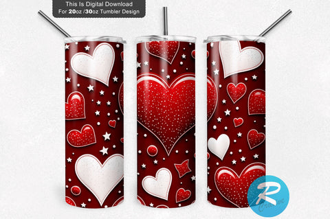 Valentine Milky Way Red 20 oz / 30 oz Tumbler PNG Sublimation Regulrcrative 