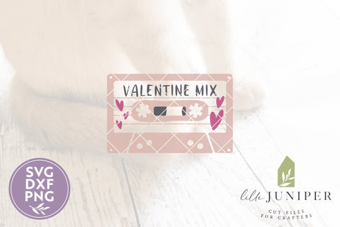 Valentine Mix Tape SVG | Valentine's Day SVG SVG LilleJuniper 