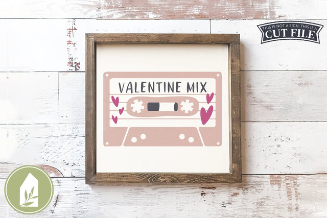 Valentine Mix Tape SVG | Valentine's Day SVG SVG LilleJuniper 