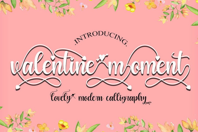 Valentine Moment Font Supersemar Letter 