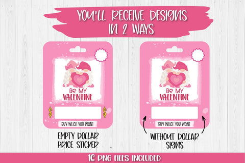Valentine Money Card PNG Bundle | Money Holder PNG Designs Sublimation TatiStudio 