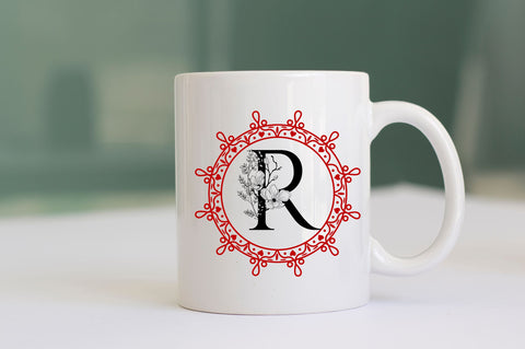 Valentine Monogram Frame Svg Bundle SVG Regulrcrative 