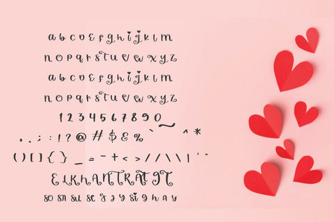 valentine night Font goodigital_13 