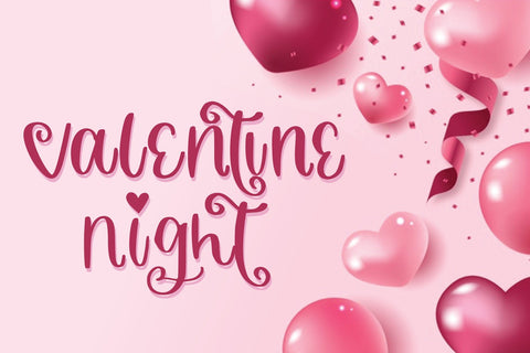 valentine night Font goodigital_13 