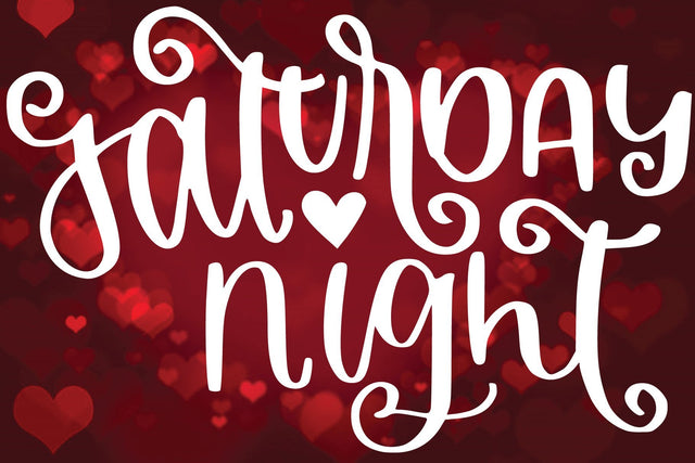 valentine night Font goodigital_13 