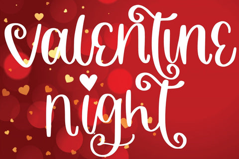 valentine night Font goodigital_13 