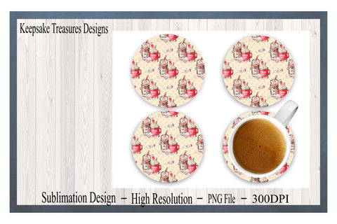Valentine Nurse Fuel 11oz Mug and Coaster Template, PNG for Sublimation, 11oz Mug Wrap, Digital Download Sublimation Keepsake Treasures Designs LLC. 