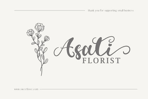 Valentine Peace Font Sakha Design Studio 