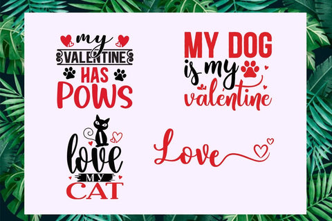 Valentine Pets SVG Bundle. SVG Designangry 