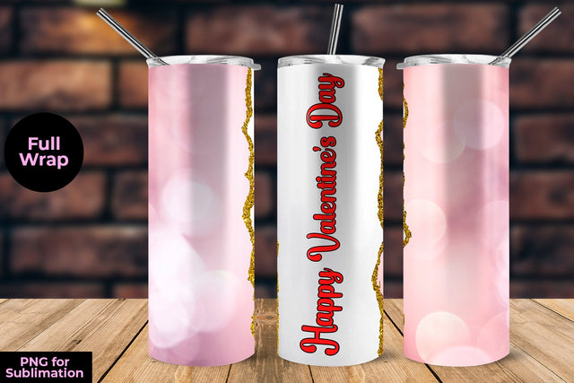 Valentine Pink Background Tumbler Sublimation Design Sublimation Sublimatiz Designs 