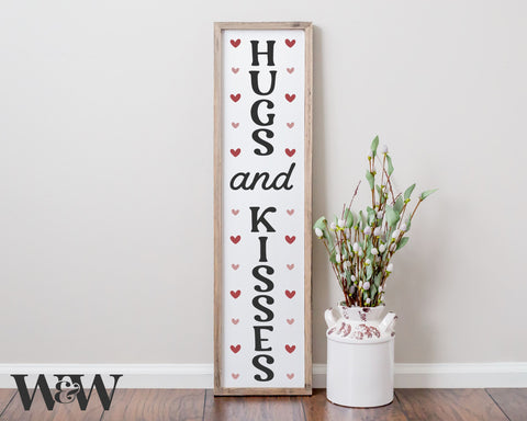 Valentine Porch Sign SVG Bundle | Valentine Vertical SVG SVG Wood And Walt 