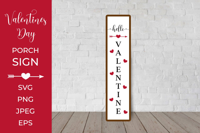 Valentine Porch Sign. Valentines Vertical Front Sign SVG SVG LaBelezoka 