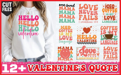 valentine quote design bundle ,happy valentine day, love SVG sk.swapon Roy 