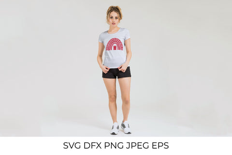 Valentine Rainbow SVG Bundle. Valentines Day Clipart SVG LaBelezoka 