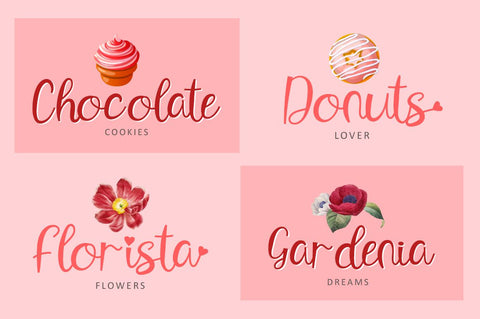 Valentine Rimes - Script Font & Love Swash Font Illushvara Design 