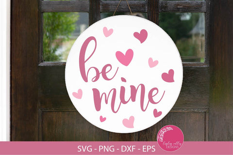Valentine Round Sign Bundle-Valentine SVG Bundle SVG Linden Valley Designs 