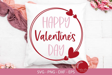 Valentine Round Sign Bundle-Valentine SVG Bundle SVG Linden Valley Designs 