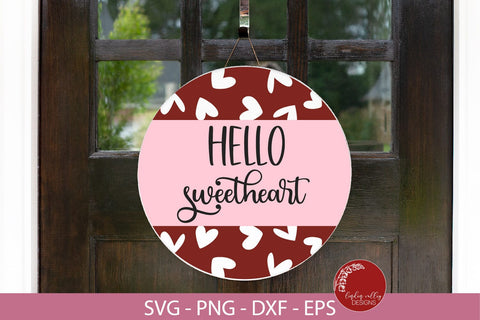 Valentine Round Sign Bundle-Valentine SVG Bundle SVG Linden Valley Designs 